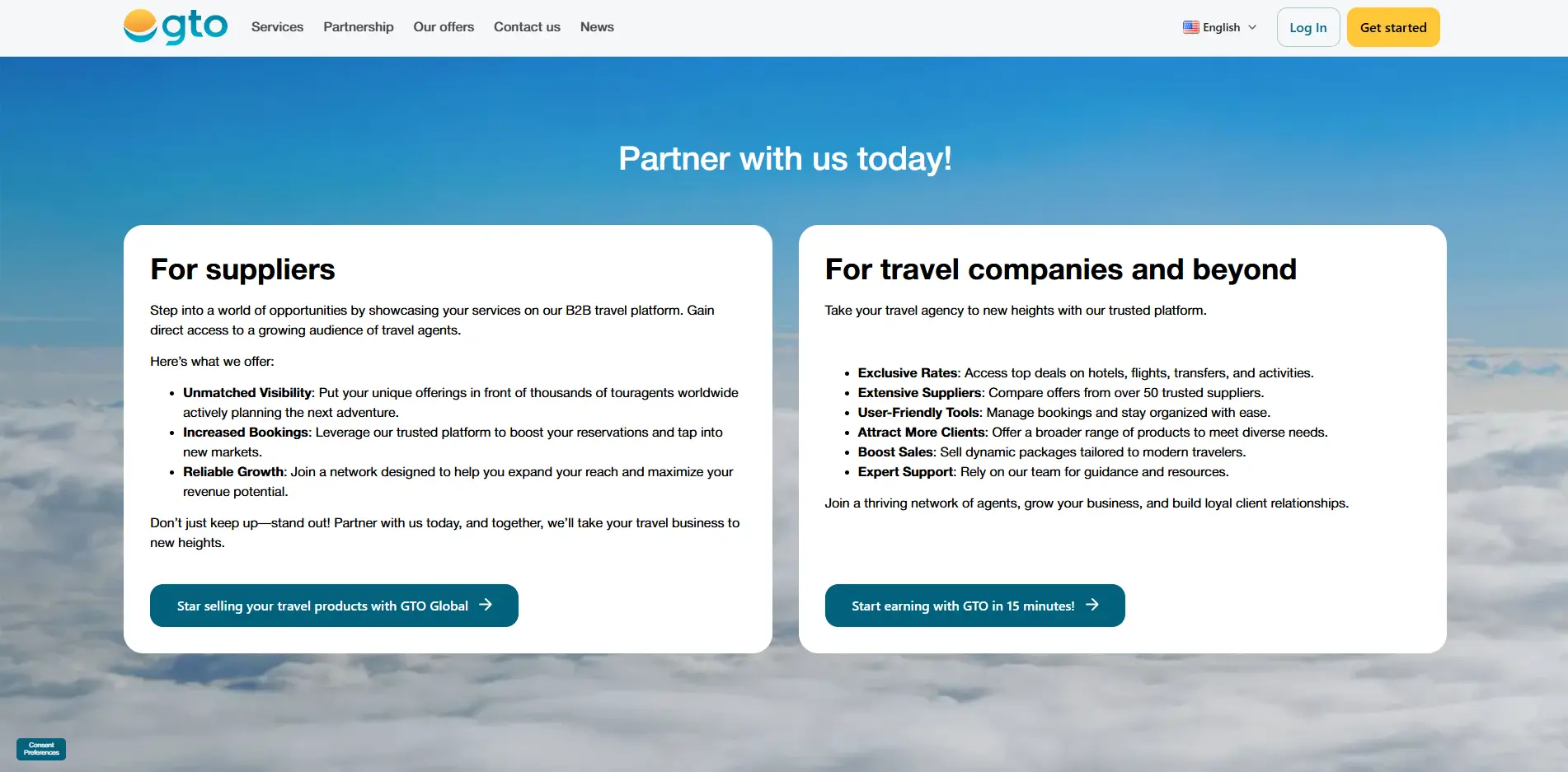 GTO Global: B2B Travel Platform