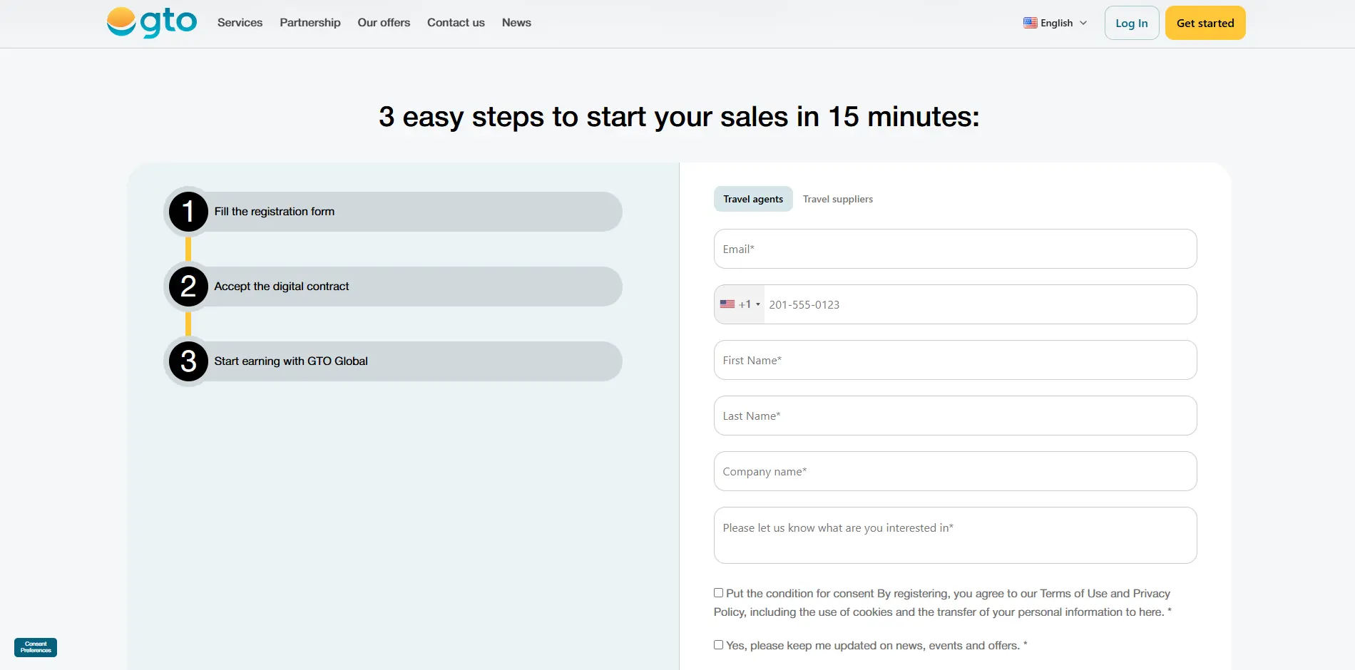 GTO Global: B2B Travel Platform