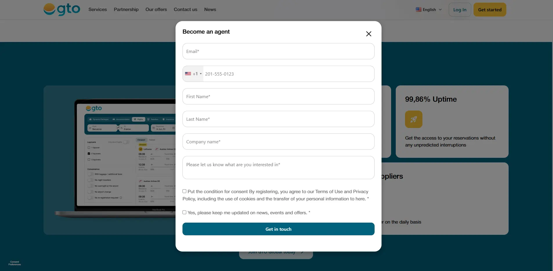 GTO Global: B2B Travel Platform