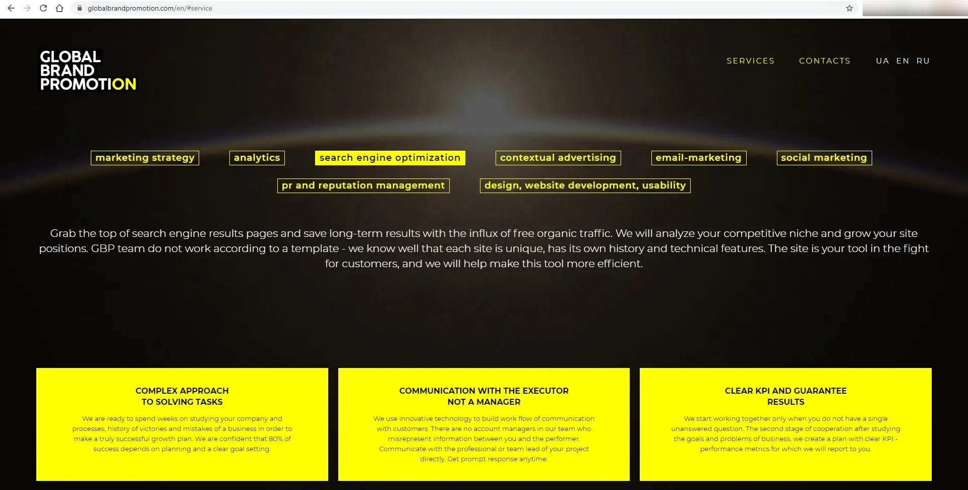 GBP: Fast Business Card Website